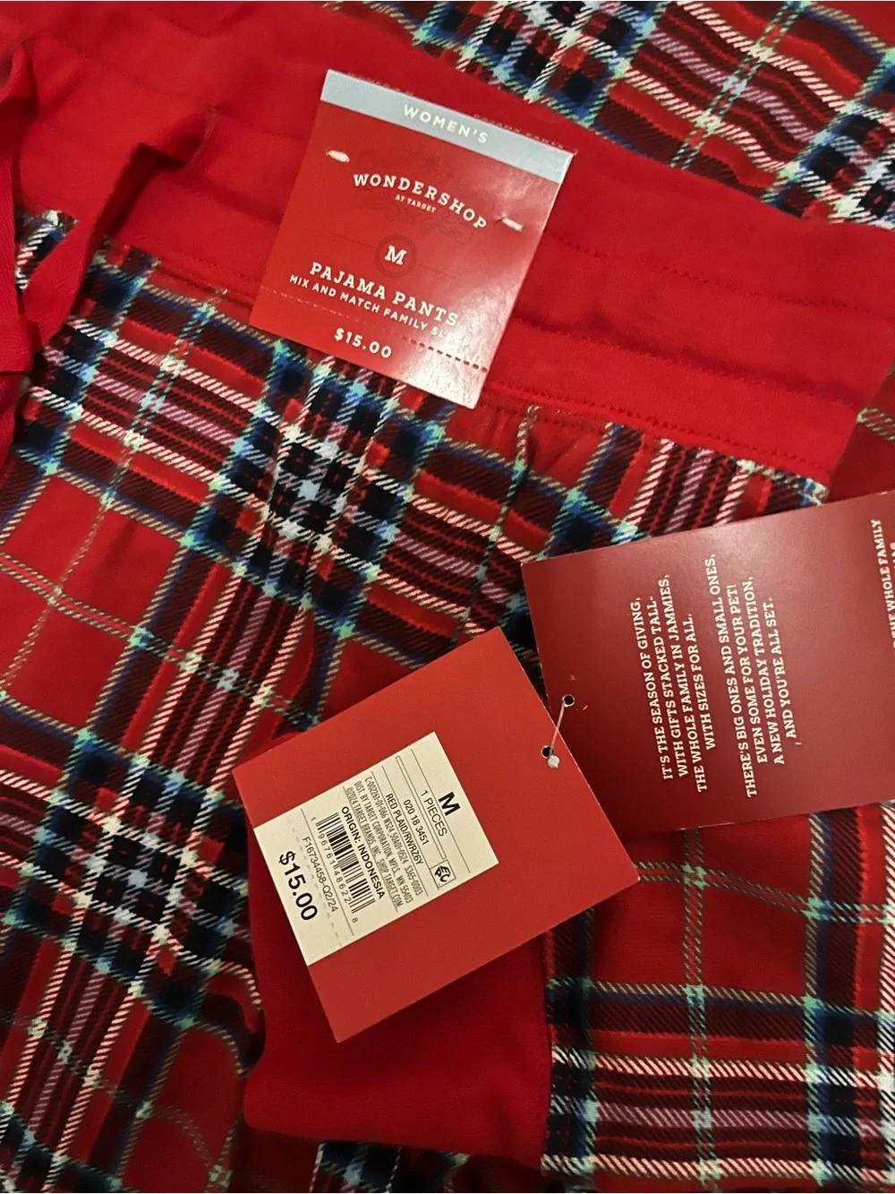 Red Plaid Pajama Set - Cozy Long Sleeve Top & Pants